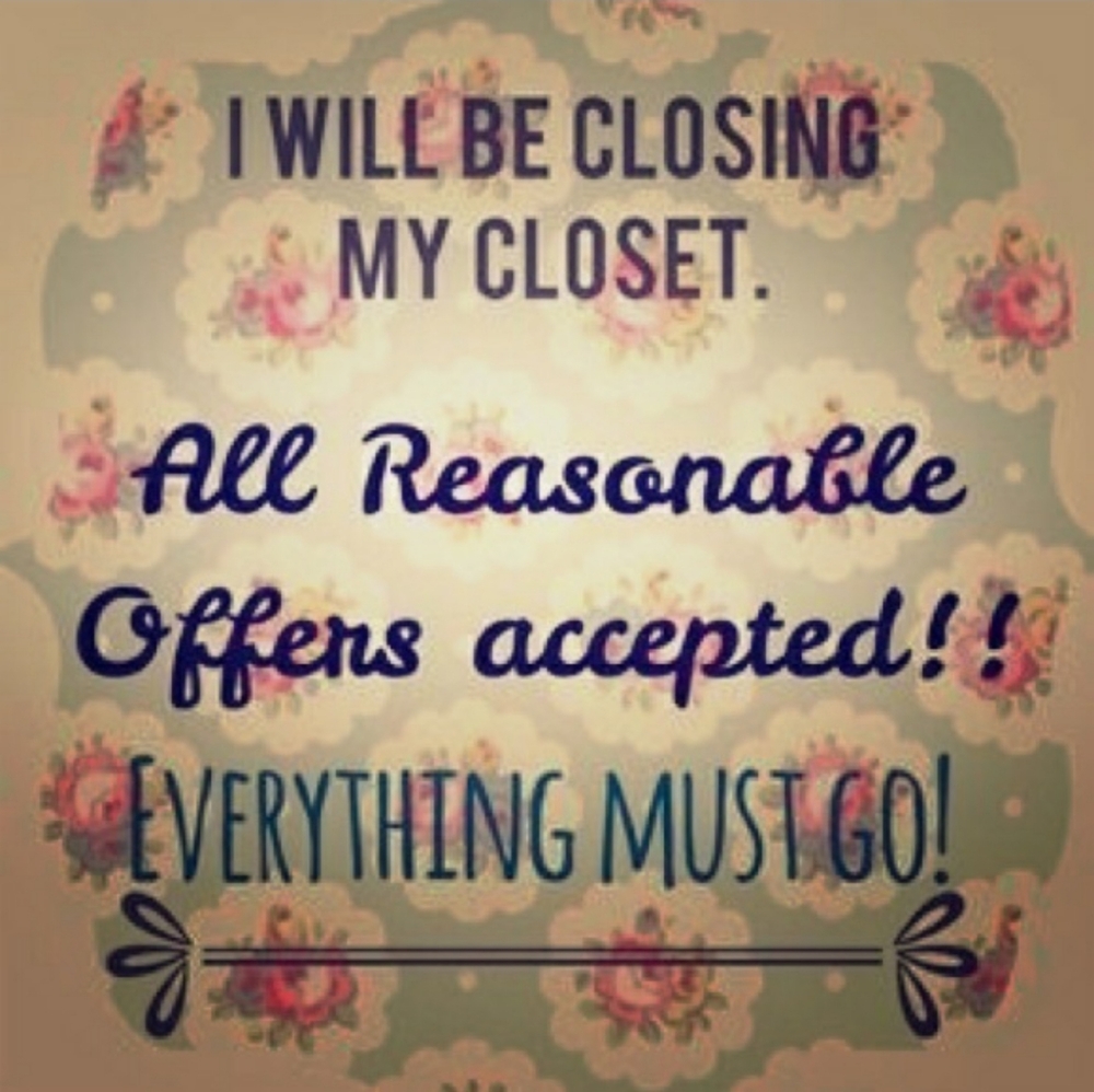 Closing Closet October 31st☹️